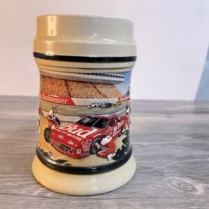 Budweiser Bill Elliott #11 & Junior Johnson Racing Stein w/ Box and COA 1993